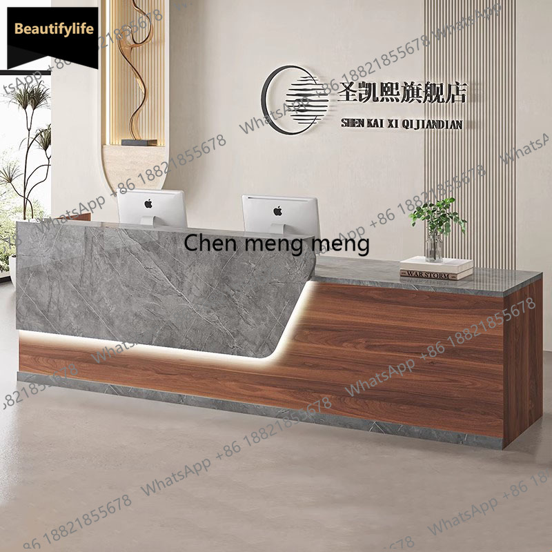 Office Furniture Logo - C85 Salon Modern Reception Desks Luxury