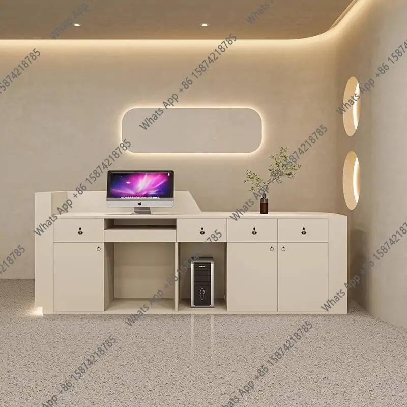 DC MT White Drawers Reception  - Office Furniture Logo 评论和价格