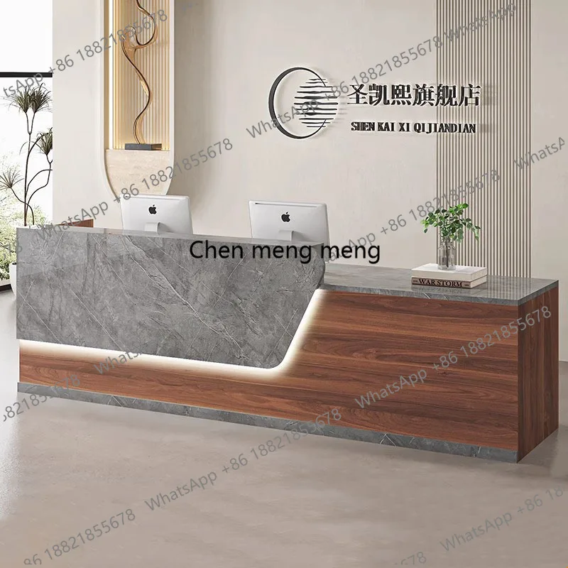 F182 Salon Modern Reception De - Office Furniture Logo 评论和价格