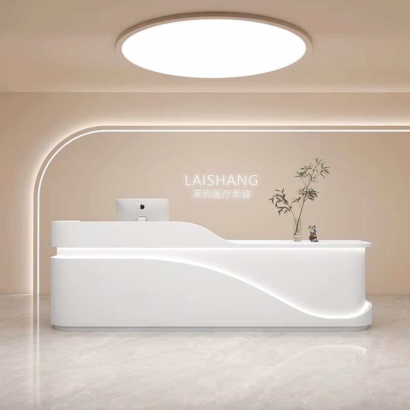 Large Hotels Counter Reception - Office Furniture Logo 评论和价格