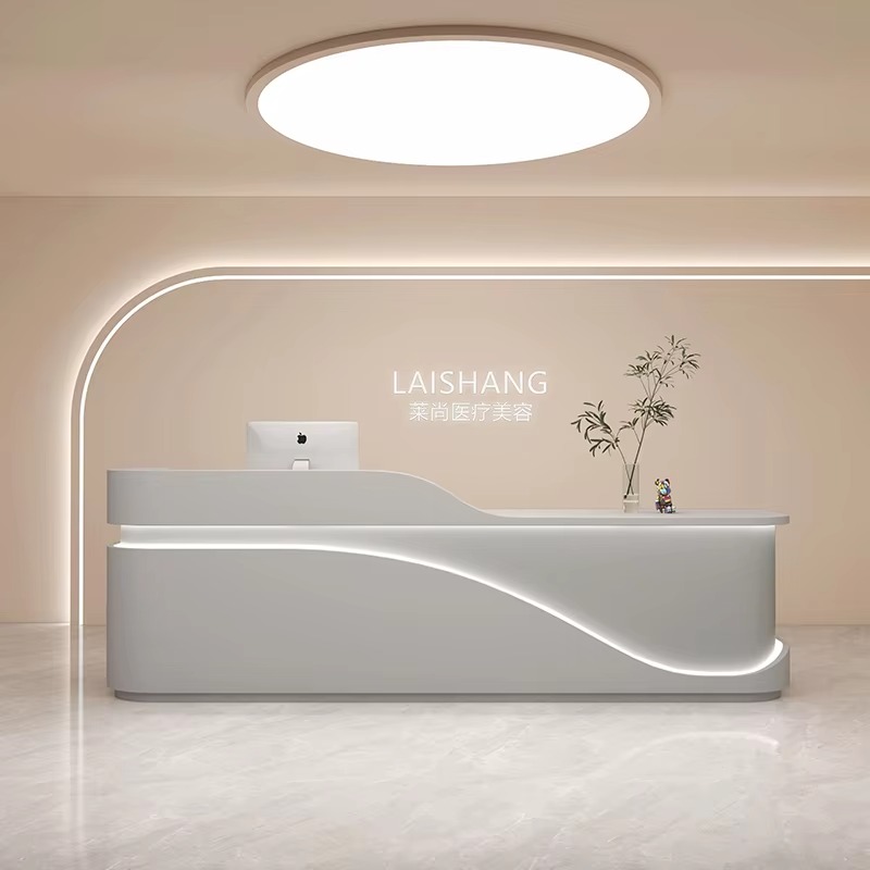 Large Hotels Counter Reception - Office Furniture Logo 评论和价格