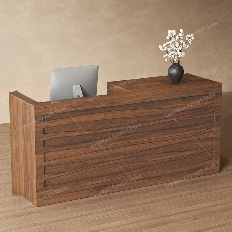 Office Beauty Reception Desk L - Office Furniture Logo 评论和价格
