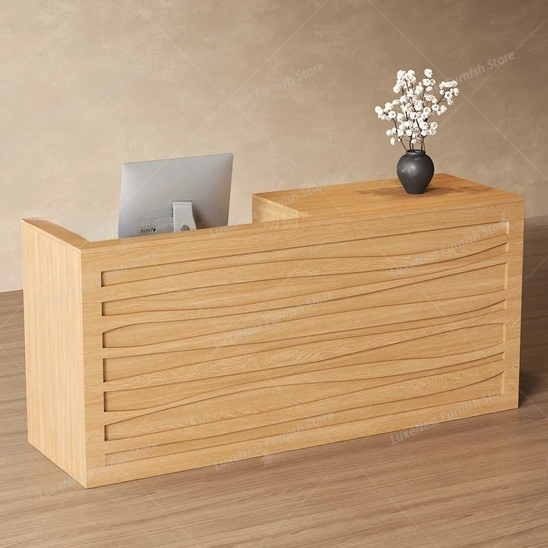 Office Beauty Reception Desk L - Office Furniture Logo 评论和价格