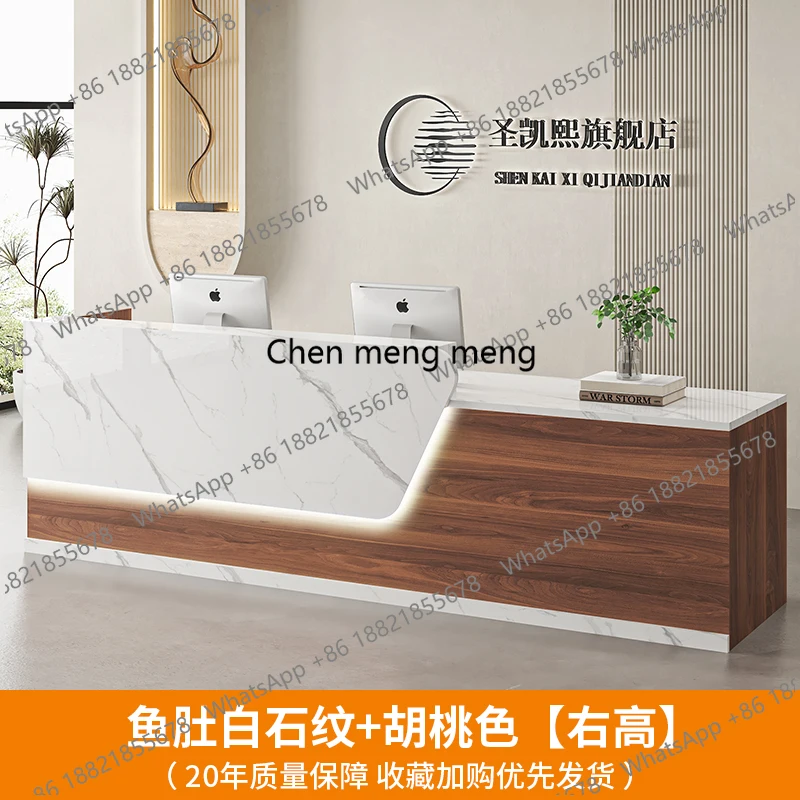 C85 Salon Modern Reception Des - Office Furniture Logo 评论和价格