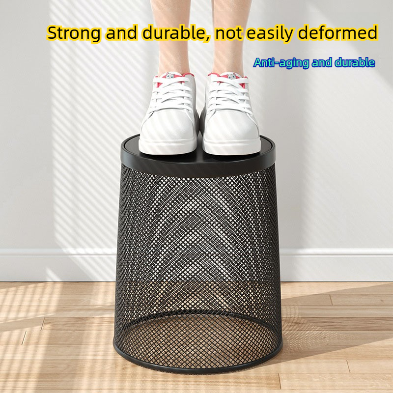 9L Large Black Metal Mesh Tras - Paper Basket Mesh 评论和价格