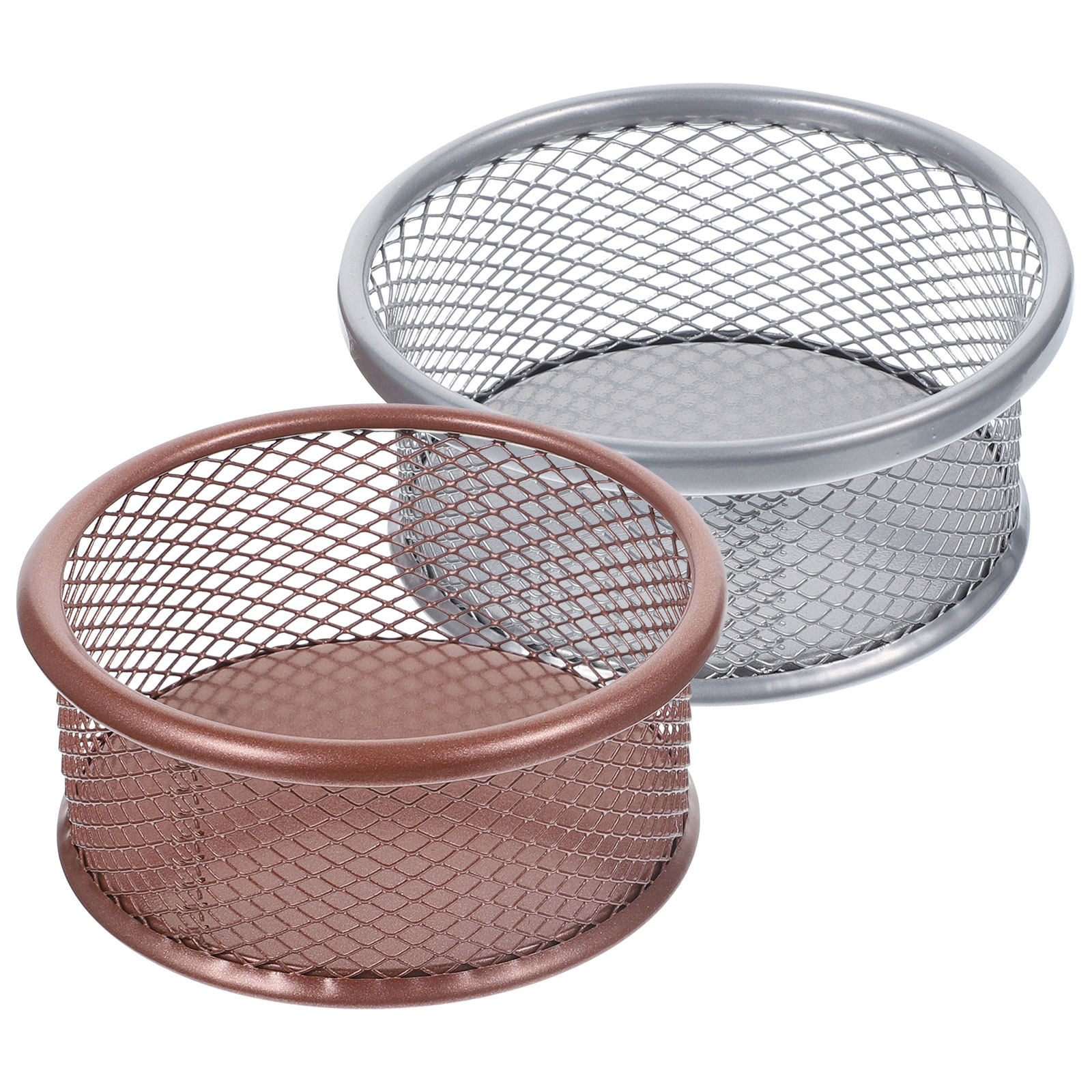 2Pcs Metal Paper Clip Holder M - Paper Basket Mesh 评论和价格